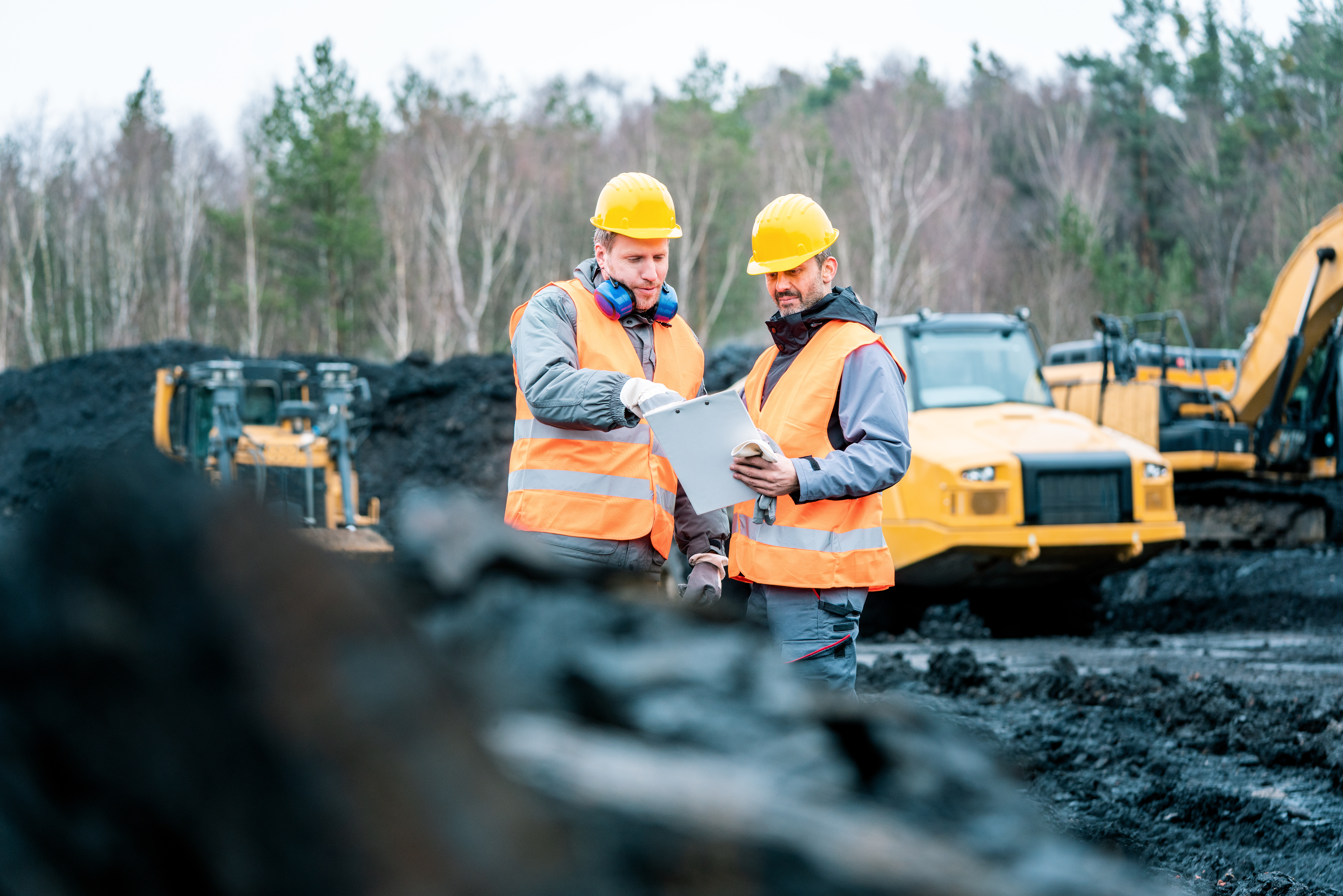 Coal workers on a job site, representing how legislation affecting coal operators, like the IRA, impacts all of West Virginia.