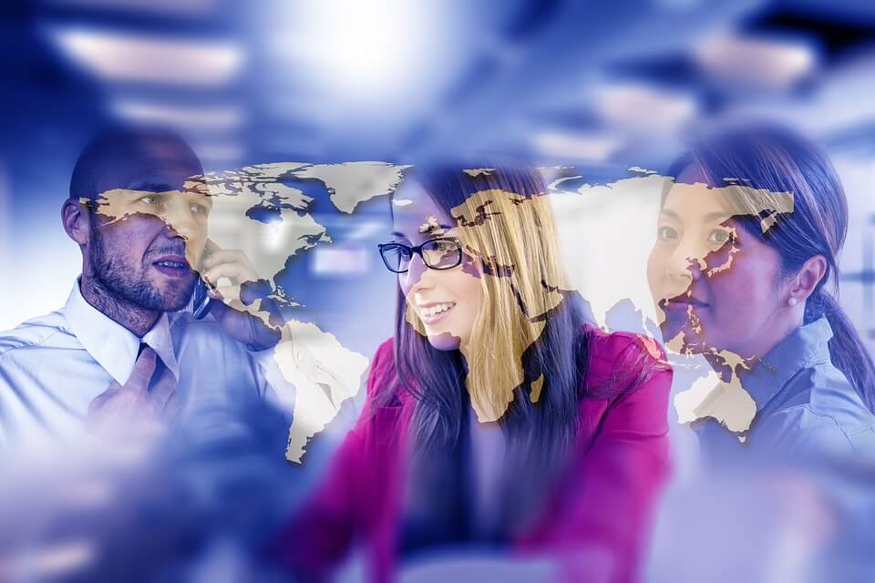 Photo of immigrants superimposed over a world map, representing how experienced estate planning attorney Anna M. Price can help with estate planning for immigrants in West Virginia (WV), Kentucky (KY), and Ohio (OH).