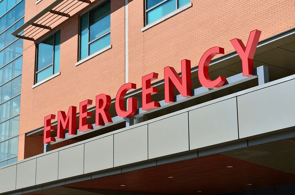 An image of a hospital emergency sign, representing the critical nature of the work doctors perform and how Anna M. Price can assist with the urgent need for asset protection for physicians.
