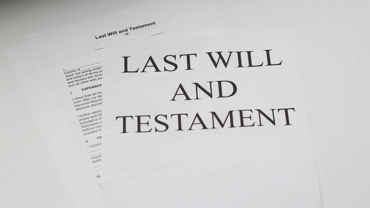 Image of a last will and testament form, representing how Ohio probate attorney Anna M. Price of Jenkins Fenstermaker, PLLC helps executors, administrators, and heirs navigate the Ohio probate process.