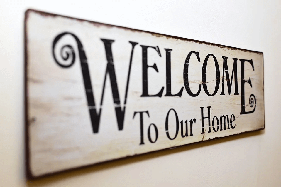 Image of a sign with the words